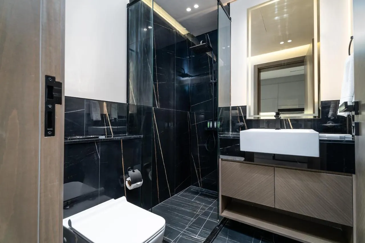 Apartment Aliving Stylish Studio Binghatti Canal View & Burj Khalifa Dubai